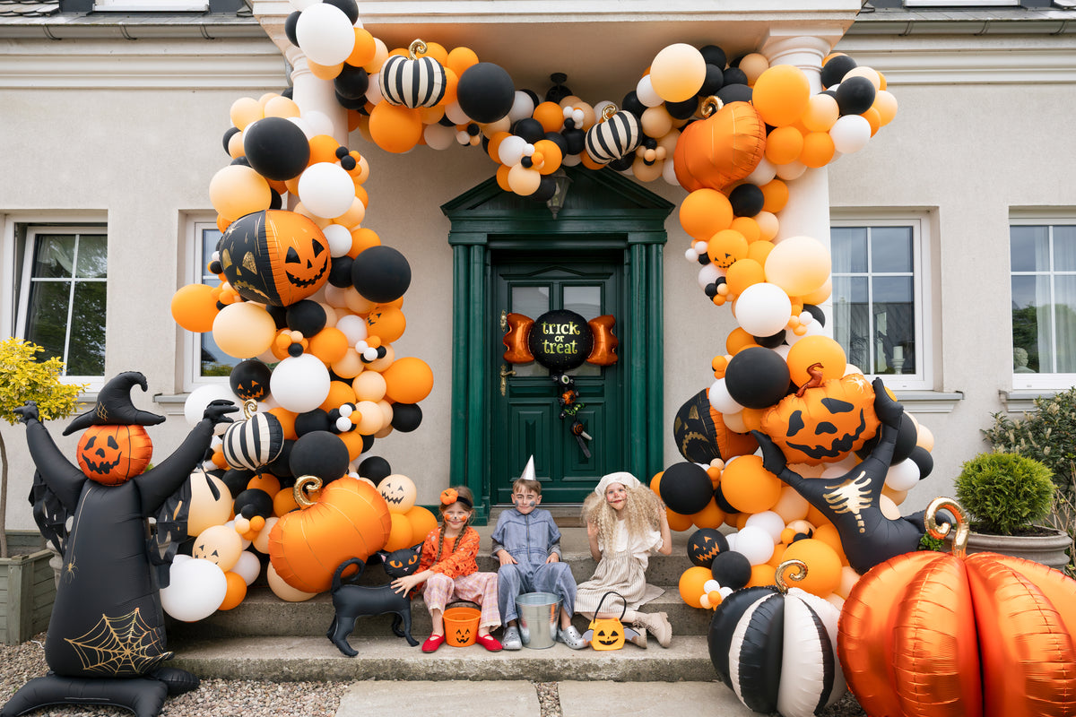 Balon Folie Scarecrow 60x100cm Negru-Portocaliu