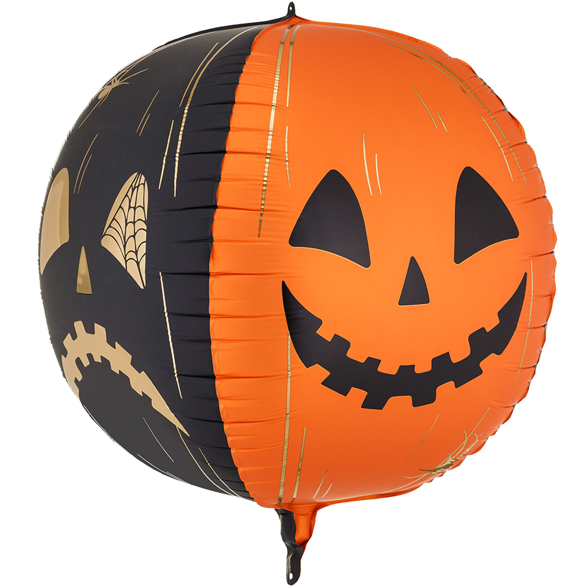 Balon Folie Scary Pumpkins 50cm Negru-Portocaliu