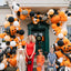 Balon Folie Scary Pumpkins 50cm Negru-Portocaliu