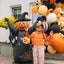 Balon Folie Scary Pumpkins 50cm Negru-Portocaliu