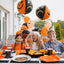 Balon Folie Scary Pumpkins 50cm Negru-Portocaliu