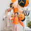 Balon Folie Scary Pumpkins 50cm Negru-Portocaliu