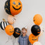 Balon Folie Scary Pumpkins 50cm Negru-Portocaliu