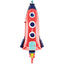 Foil Balloon Rocket Figurine 44x115cm