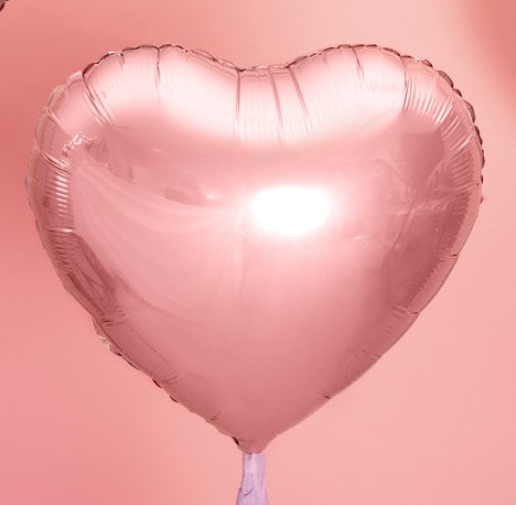 Foil Balloon Heart Rose-Gold 45cm PDC1045