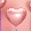 Foil Balloon Heart Rose-Gold 45cm PDC1045