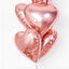 Foil Balloon Heart Rose-Gold 45cm PDC1045