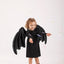 Balon folie figurina aripi negre de liliac 85x50cm