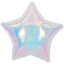Iridescent Star Foil Balloon (AIR inflation only) 45cm