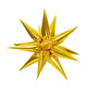 Magical Star Foil Balloon Gold 66cm
