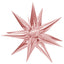 Foil Balloon Magical Star Rose Gold 102cm