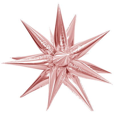 Foil Balloon Magical Star Rose Gold 102cm