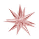 Rose Gold Magical Star Foil Balloon 66cm