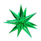 Green Magic Star Foil Balloon 66cm