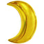 Foil Balloon Crescent Moon Gold 70cm