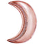 Rose Gold Crescent Moon Figure Foil Balloon 70cm