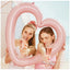Light Pink Heart Frame Foil Balloon 86x83.5cm