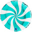 Balon Folie Rotund Acadea Alb-Tiffany 46 cm Grabo