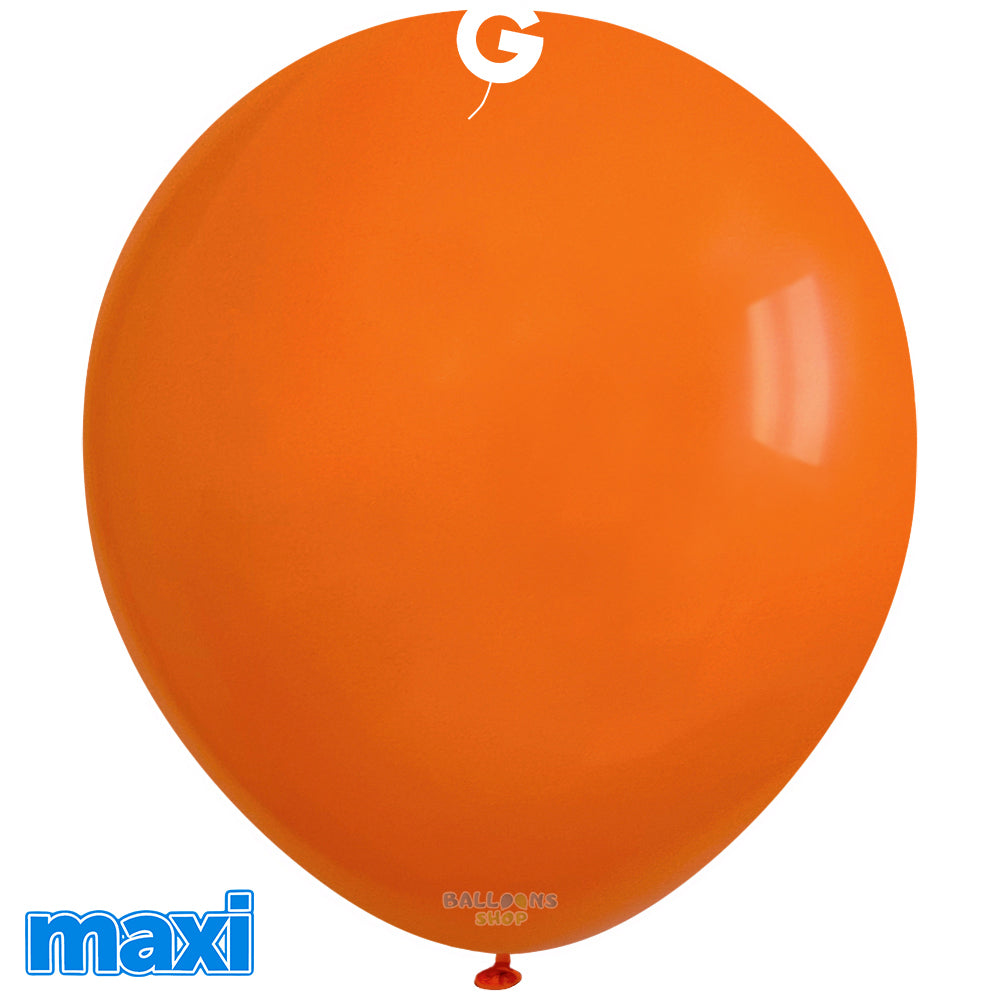 SET 500 Latex Balloons 30cm Standard Orange MAXI G110.04