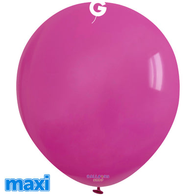 SET 500 Baloane Latex 30cm Standard Fucsia MAXI G110.07