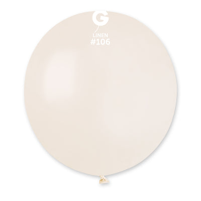 Balon Latex Mini Jumbo 48cm Linen Marshmallow G19.106