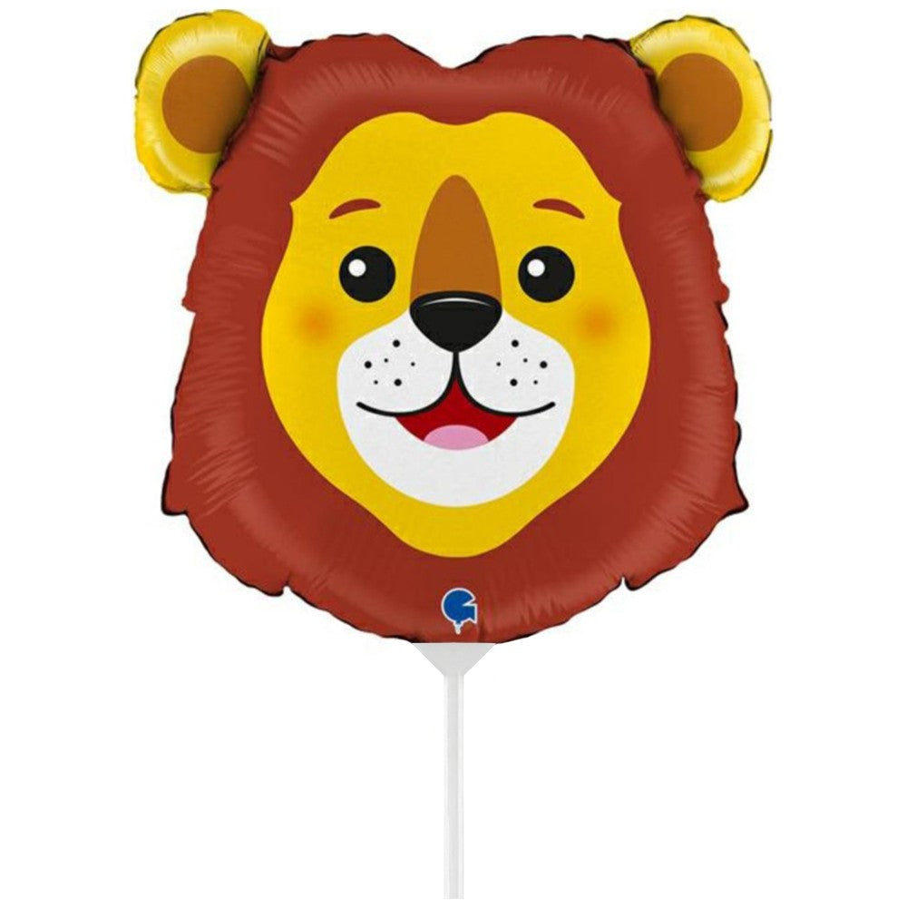 Balon Folie Mini-Figurina Cap Leu (AER) 23cm Grabo