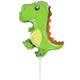 Foil Balloon Mini-Figure Dinosaur (AIR) 35cm Grabo