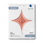 Foil Balloon Concave Star Rose Gold 76 cm Grabo
