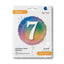 Balon Folie Rotund CIFRA 7 Rainbow 46 cm Grabo
