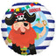 Balon Folie Rotund Pirat 46 cm Grabo