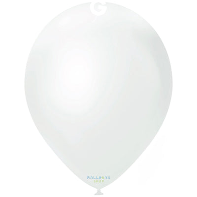 Baloane Latex 30cm Alb Metalic GM110.29