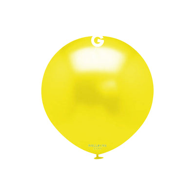 Baloane Latex 13cm Galben Metalic AM50.30