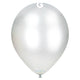 Baloane Latex 26cm Argintiu Metalic GM90.38