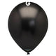 Baloane Latex 26cm Negru Metalic GM90.65