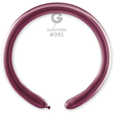 Baloane Latex Modelaj 5/152cm Shiny Roz DB4.Q260.91