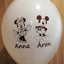 Baloane personalizate botez gemeni -BM44