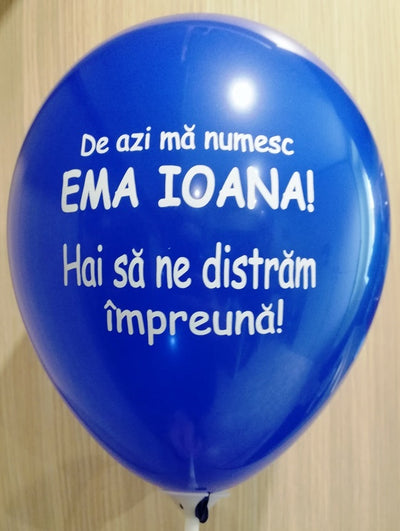 Custom balloons for christening -BM45