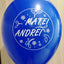 Personalized baptism balloons -BM46