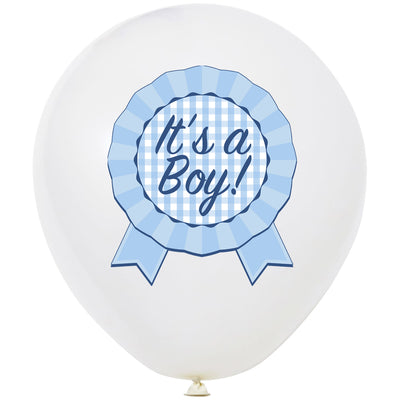 Set 12 Baloane Latex 30cm print It's a Boy