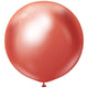 Jumbo Mirror Latex Balloon 18inch (45cm) Red RR18CHK.53