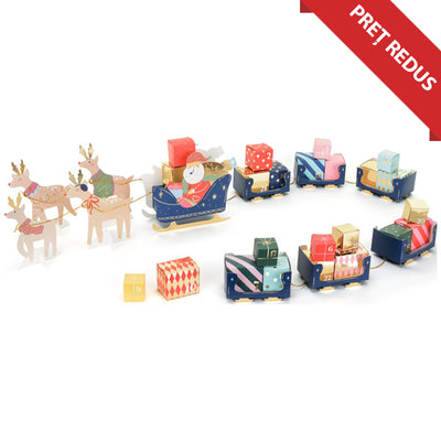 Santa's Sleigh Advent Calendar KA9