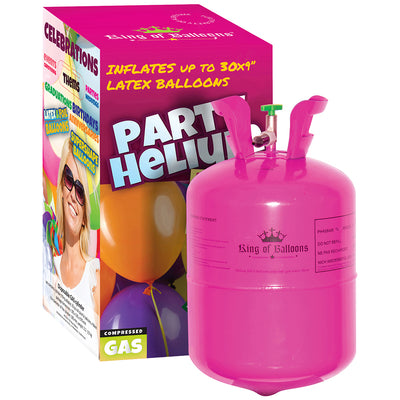 Butelie heliu pentru 30 de baloane - include codite rafie 0.24mc