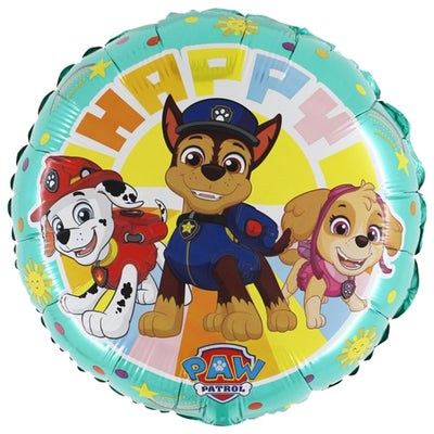Foil Balloon Round HB Paw Patrol 2 sides 46cm Grabo