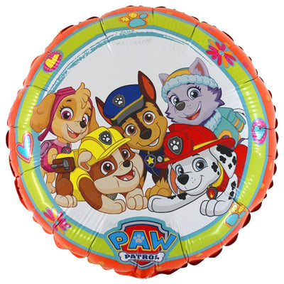 Grabo 46cm Round Pawsome Paw Patrol Foil Balloon