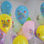 Set of 12 Latex Balloons 30cm Baby Pink Macaron Print Number 1