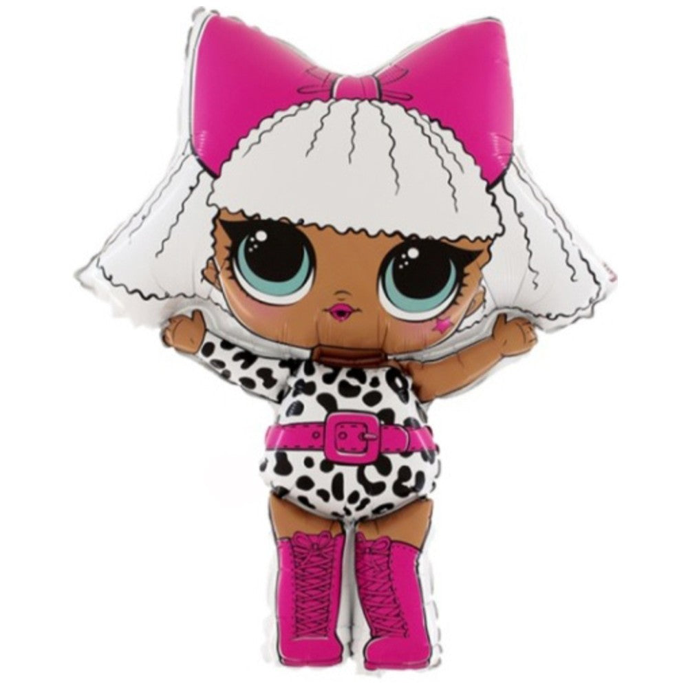 Foil Balloon Figurine LOL Surprise Diva 94cm Grabo