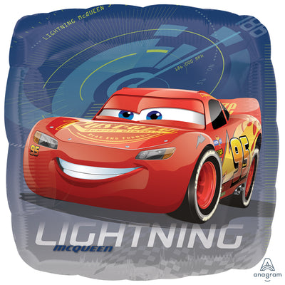 Foil Balloon Square Lightning McQueen 45cm ANAGRAM 3536401