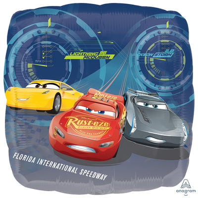 Foil Balloon Square Lightning McQueen 45cm ANAGRAM 3536401