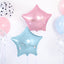 Decorative Stickers for Balloons White/Gold Lashes PDC1036