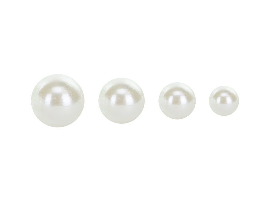 Set 440pcs Adhesive White Pearls 3-6mm